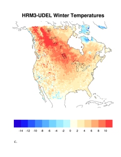 HRM3 DJF temp bias