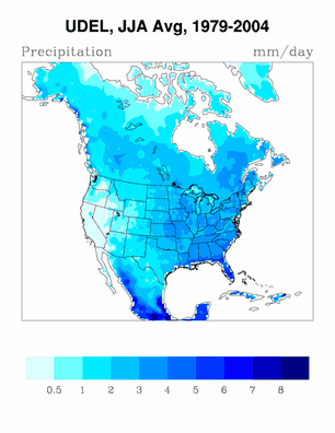 UDEL JJA precip